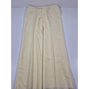 VTG Sansabelt Sport Dress Pants Mens 44x36 White Augusta Flat Front USA NWT
